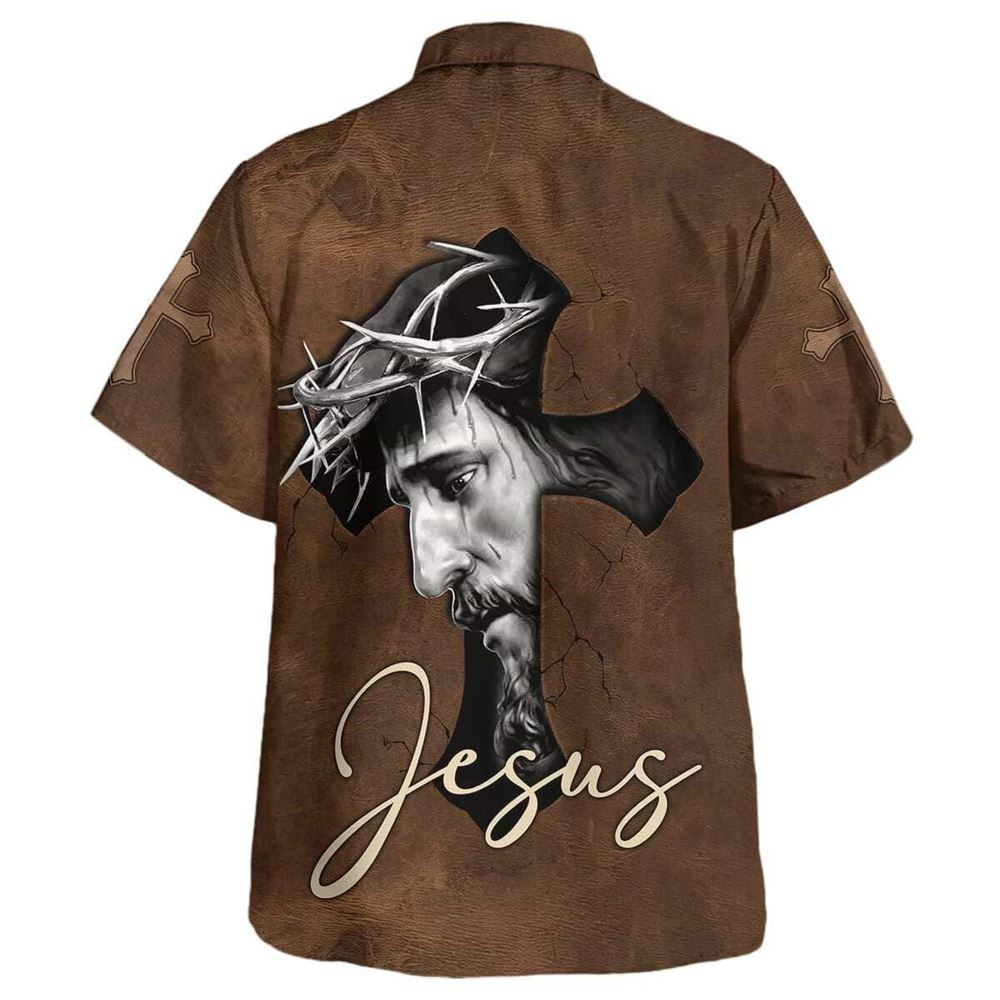 Jesus Cross For Christian Friend Hawaiian Shirt For Men, Christian Hawaiian Shirt, Gift For Christian
