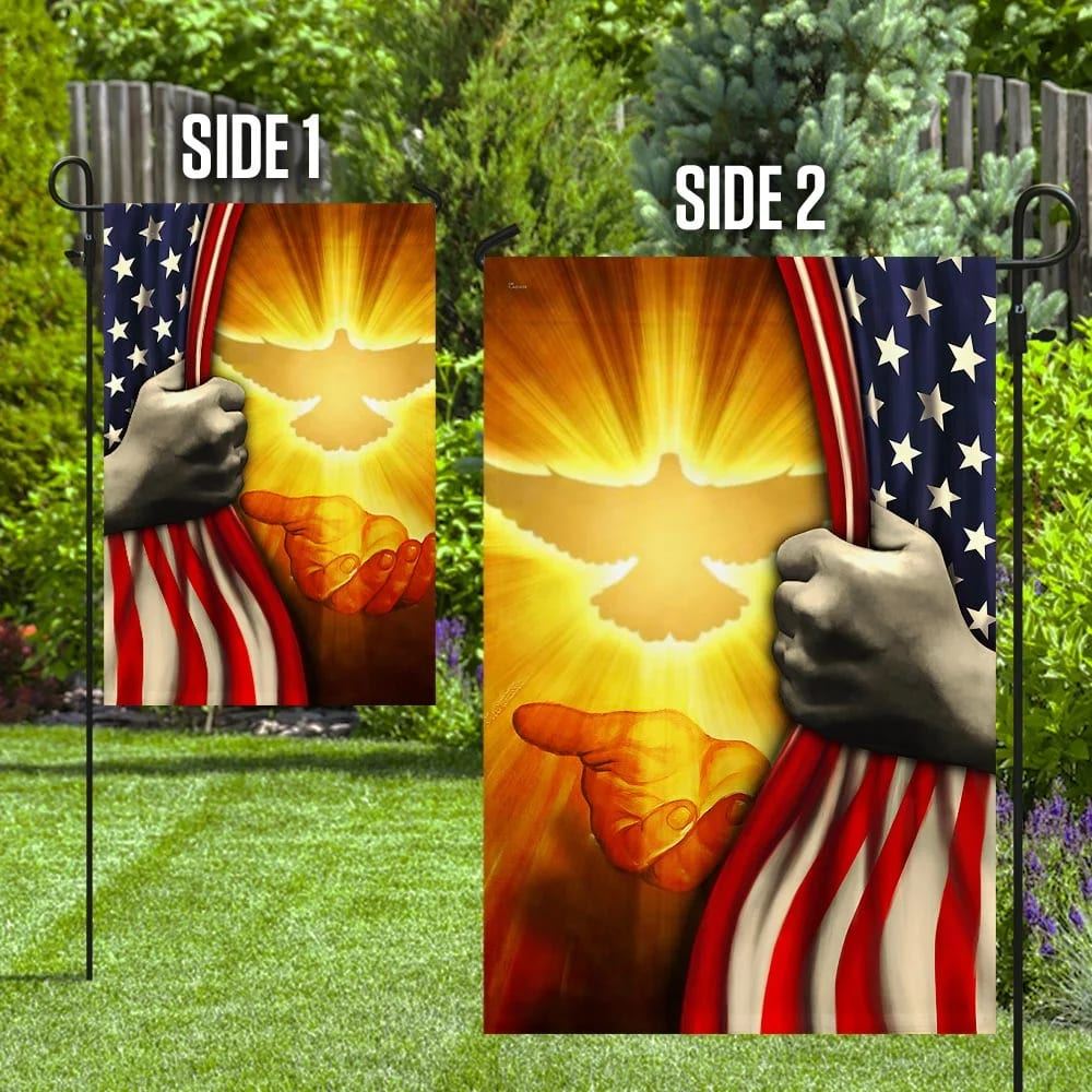 Jesus Is King Of My Life American House Flag, Christian Flag, Christian Flag, Scripture Flag, Garden Banner