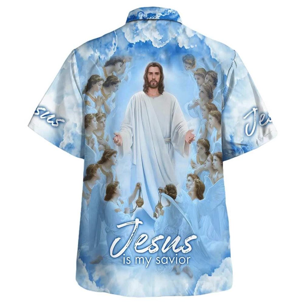 Jesus Is My Savior Hawaiian Shirt For Men, Christian Hawaiian Shirt, Gift For Christian