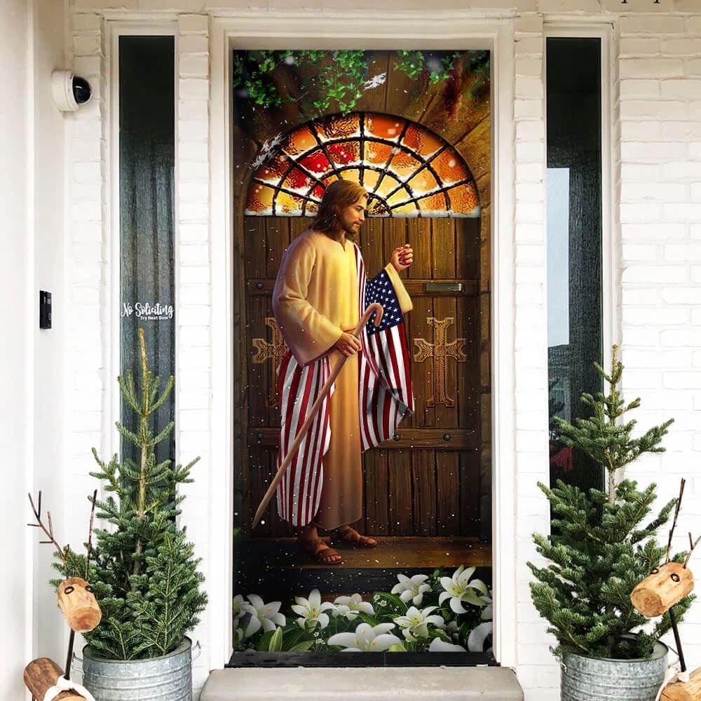 Jesus Knock Knock Door Cover, Christian Door Decor, Door Christian Church, Christian Door Plaques