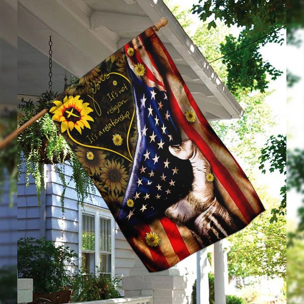 Jesus Love House Flags, Christian Flag, Scripture Flag, Garden Banner