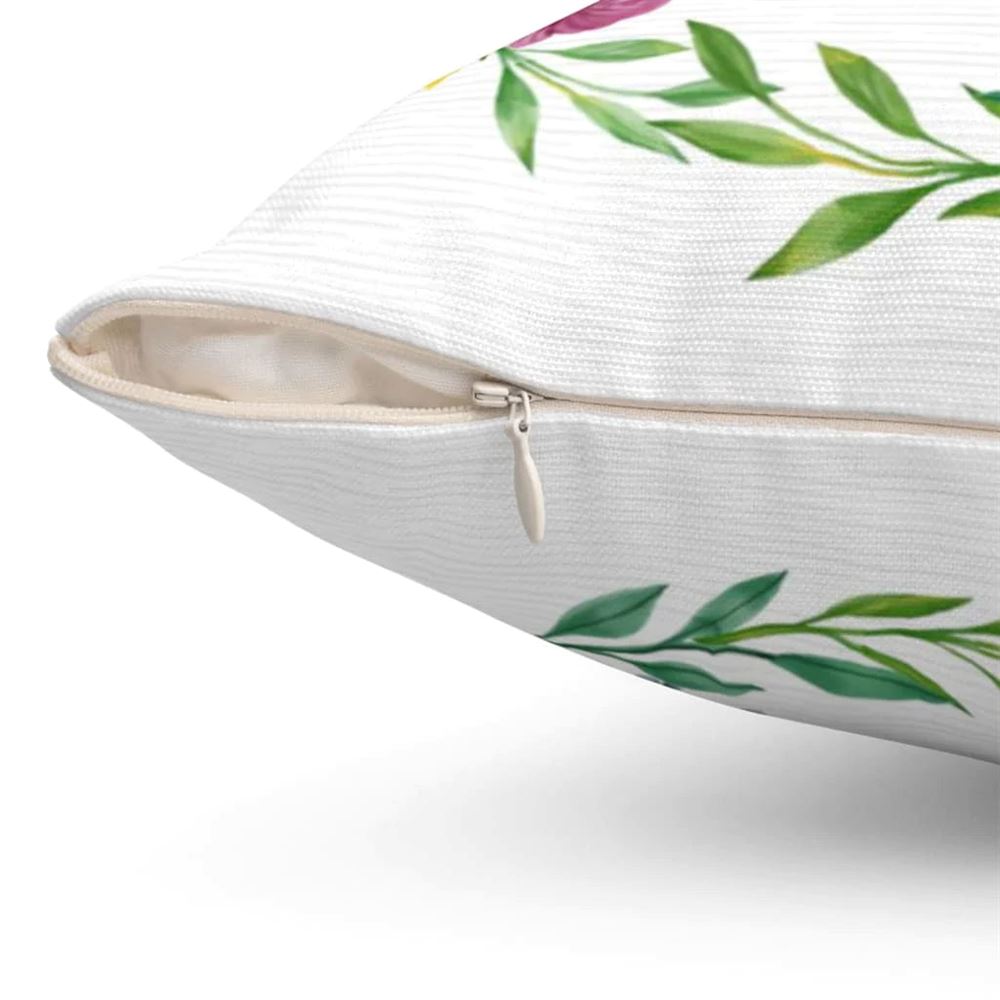 Jesus Pillow, Wreath Pillow, Christmas Gift For Christan, Psalm 375 Commit your way to the Lord Throw Pillow, Christmas Throw Pillow