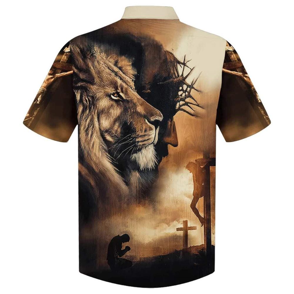 Jesus The King Of King Christian Faith Hawaiian Shirt For Men, Christian Hawaiian Shirt, Gift For Christian