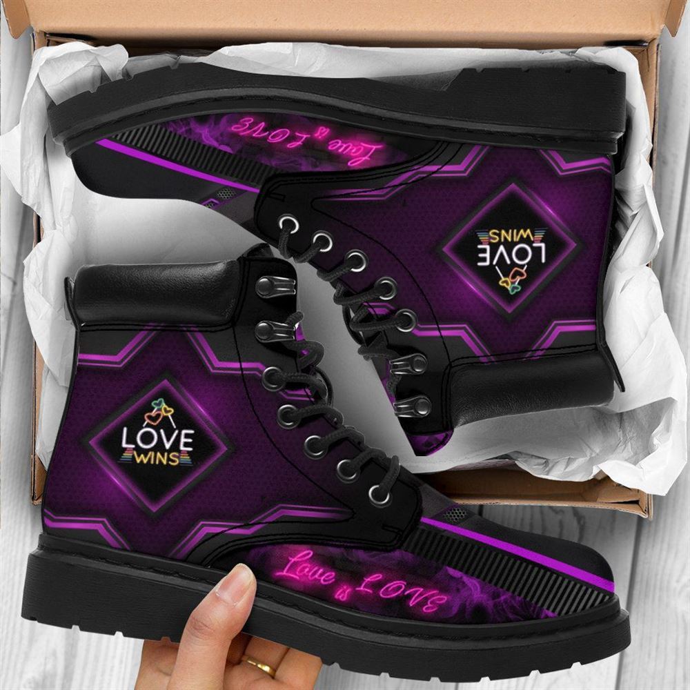 LGBT Love wins Love is Love Jesus Boots, Christian Lifestyle Boots, Bible Verse Boots, Christian Apparel Boots