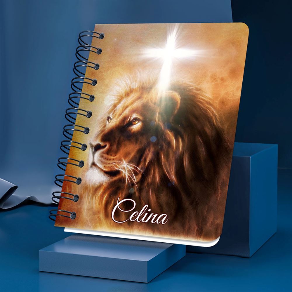 Man Of Faith Personalized Spiral Journal, Spiritual Gift Faith For Christians