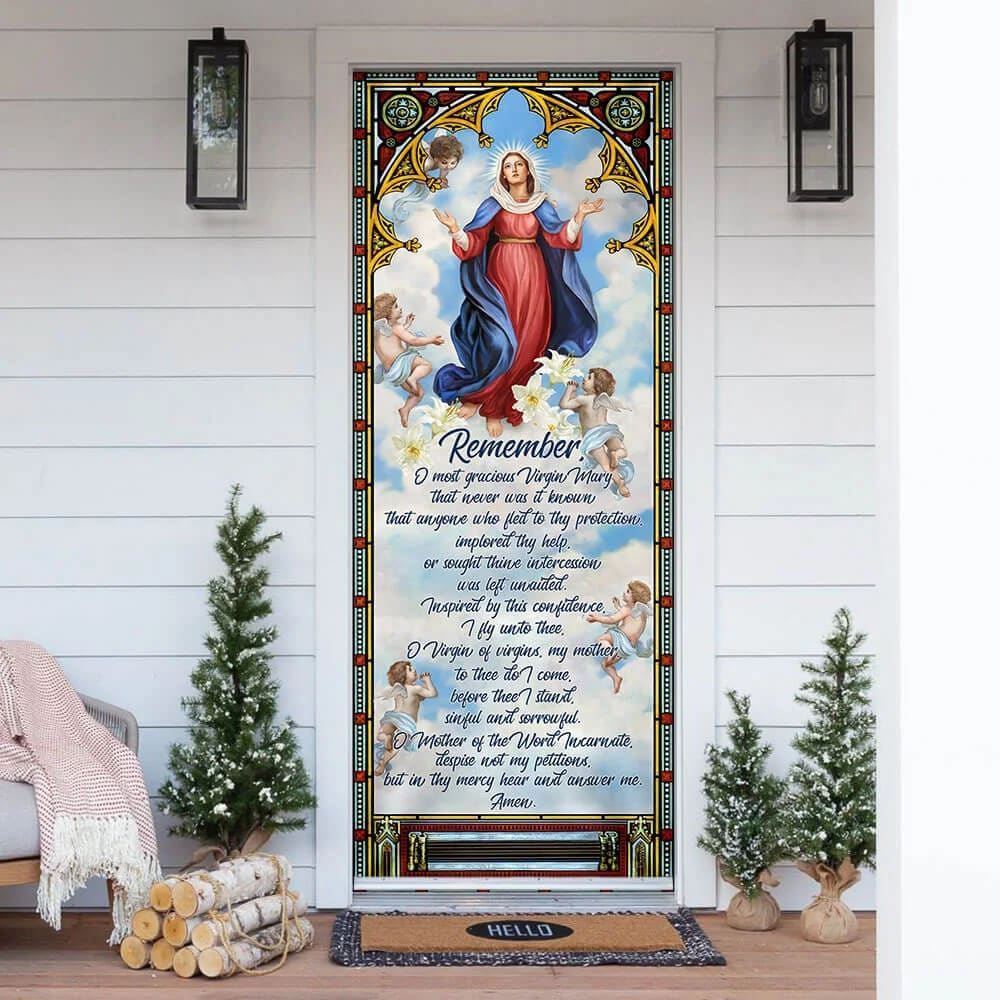 Mother Mary, Blessed Virgin Mary Door Cover, Christian Door Decor, Door Christian Church, Christian Door Plaques
