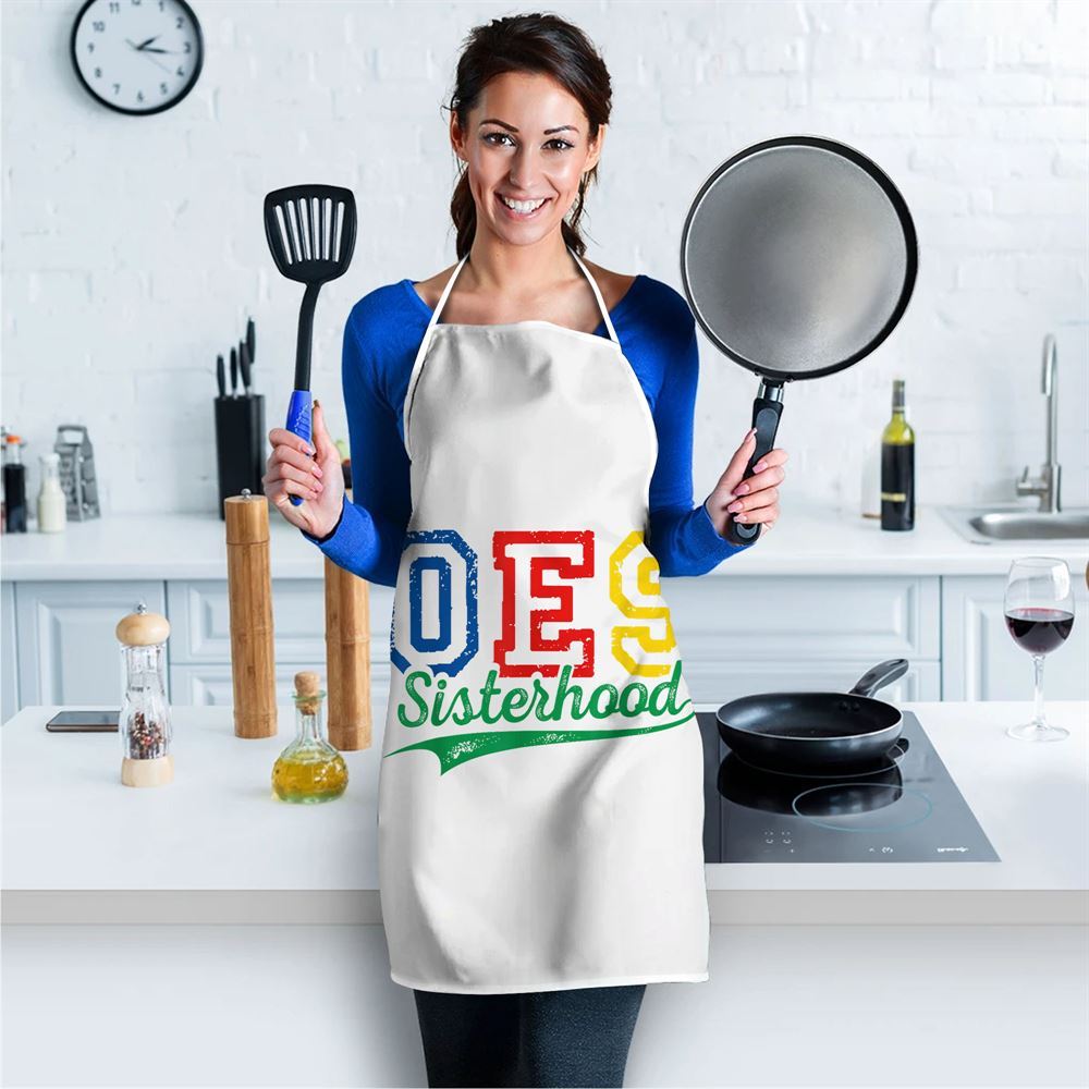 Mother's Day Apron, Oes Sisterhood Order Of The Eastern Star Funny Mothers Day Apron, Mom Gift, Mother's Day Gift, Funny Apron For Women