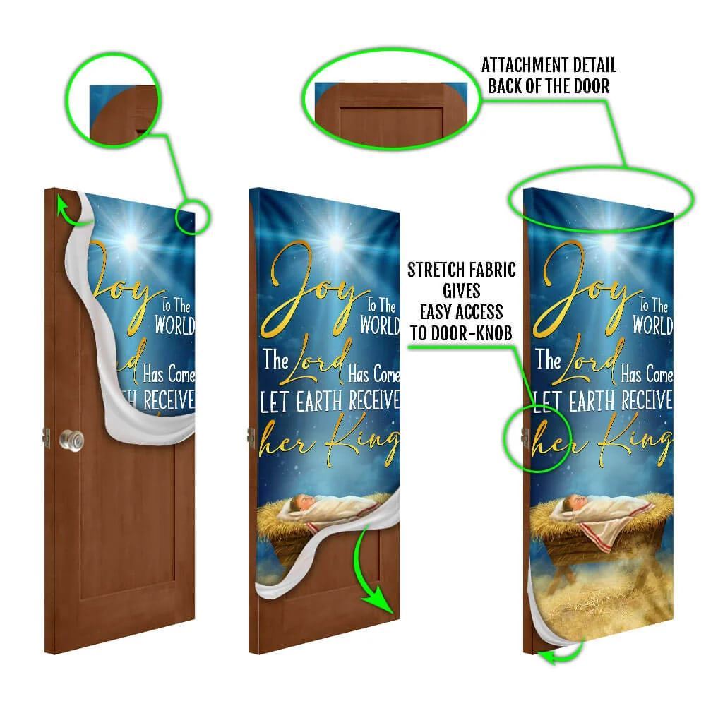 Nativity Of Jesus Door Cover Christ Born, Christian Door Decor, Door Christian Church, Christian Door Plaques