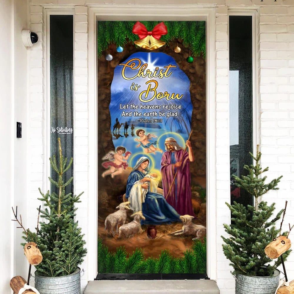 Nativity Of Jesus Door Cover, Jesus Christ Door Cover, Christian Door Decor, Door Christian Church, Christian Door Plaques