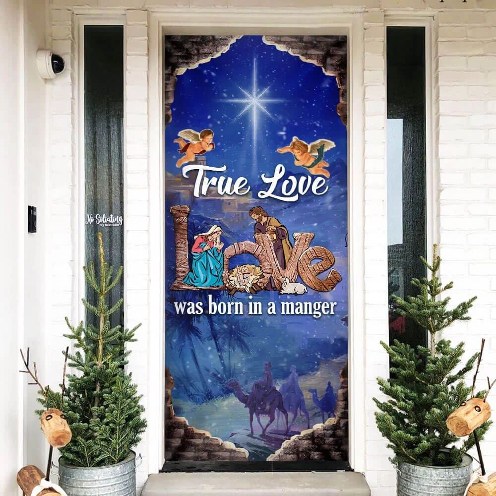 Nativity Of Jesus Door Cover, Jesus Is Born, Christian Door Decor, Door Christian Church, Christian Door Plaques