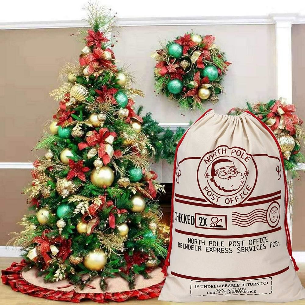 North Pole Santa Claus Christmas Sack, Gift For Chidren, Christmas Bag Gift, Christmas Gift 2023