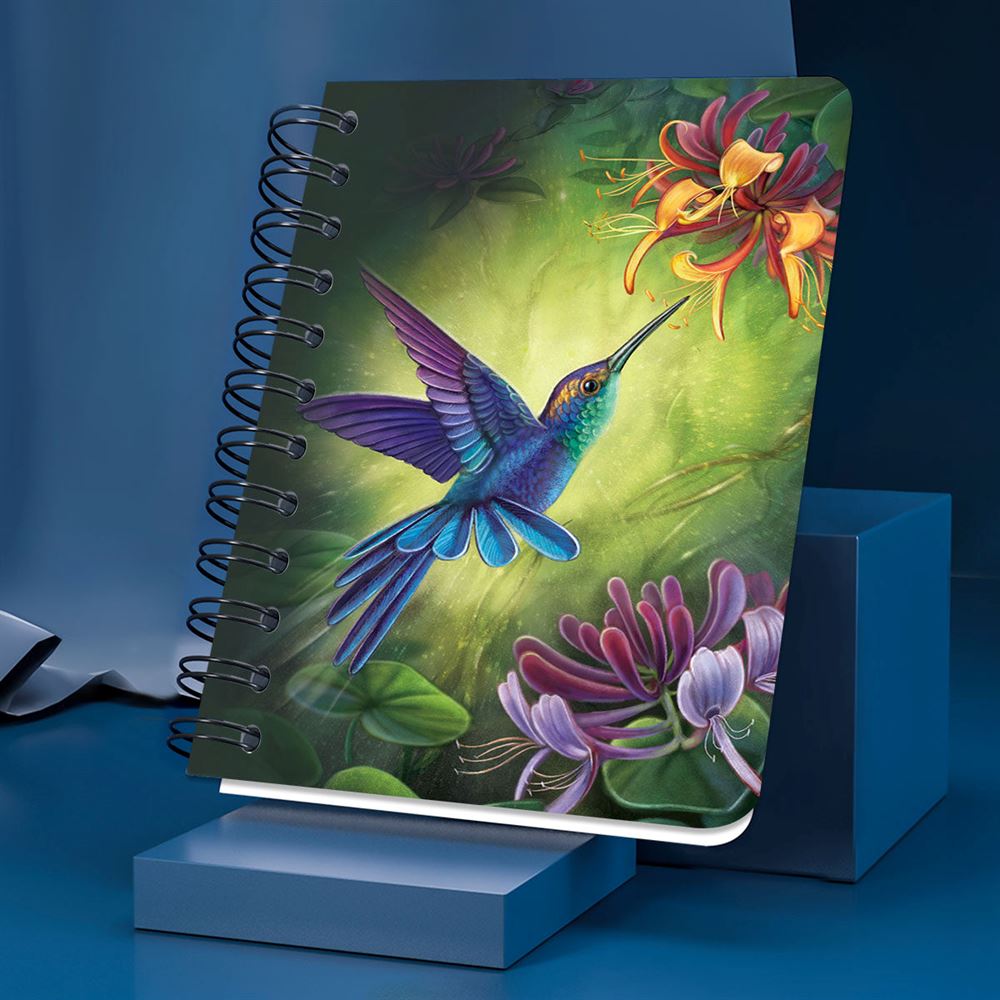 Personalized Spiral Journal I Will Tell Of All Your Wonders, Christian Art Gifts Journal