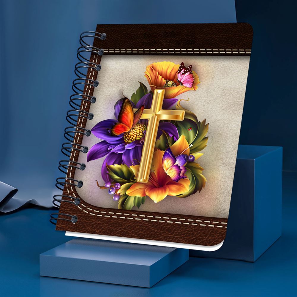 Personalized Spiral Journal In Your Eyes I‘ve Seen God’s Love, Christian Art Gifts Journal