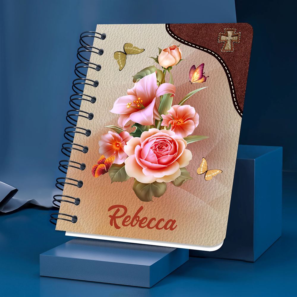 Personalized Spiral Journal Love Is Patient, Religious Gifts For Christian