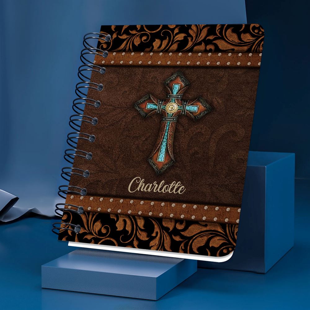Personalized Spiral Journal, Religious Gifts For Christian