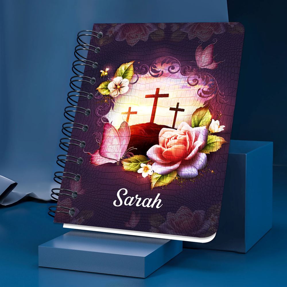 Personalized Spiral Journal Thy Great Salvation So Rich And Free, Religious Gifts For Christian