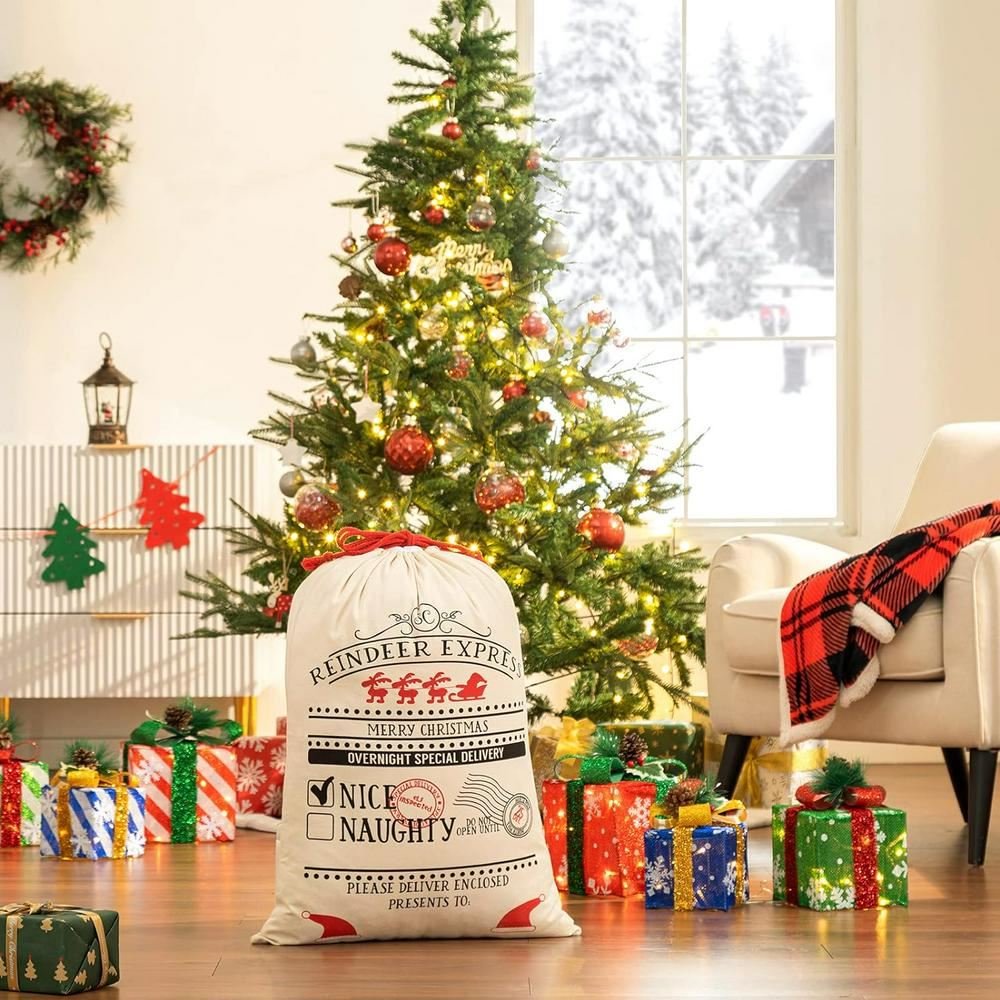 Reindeer Express Christmas Sack, Gift For Chidren, Christmas Bag Gift, Christmas Gift 2023