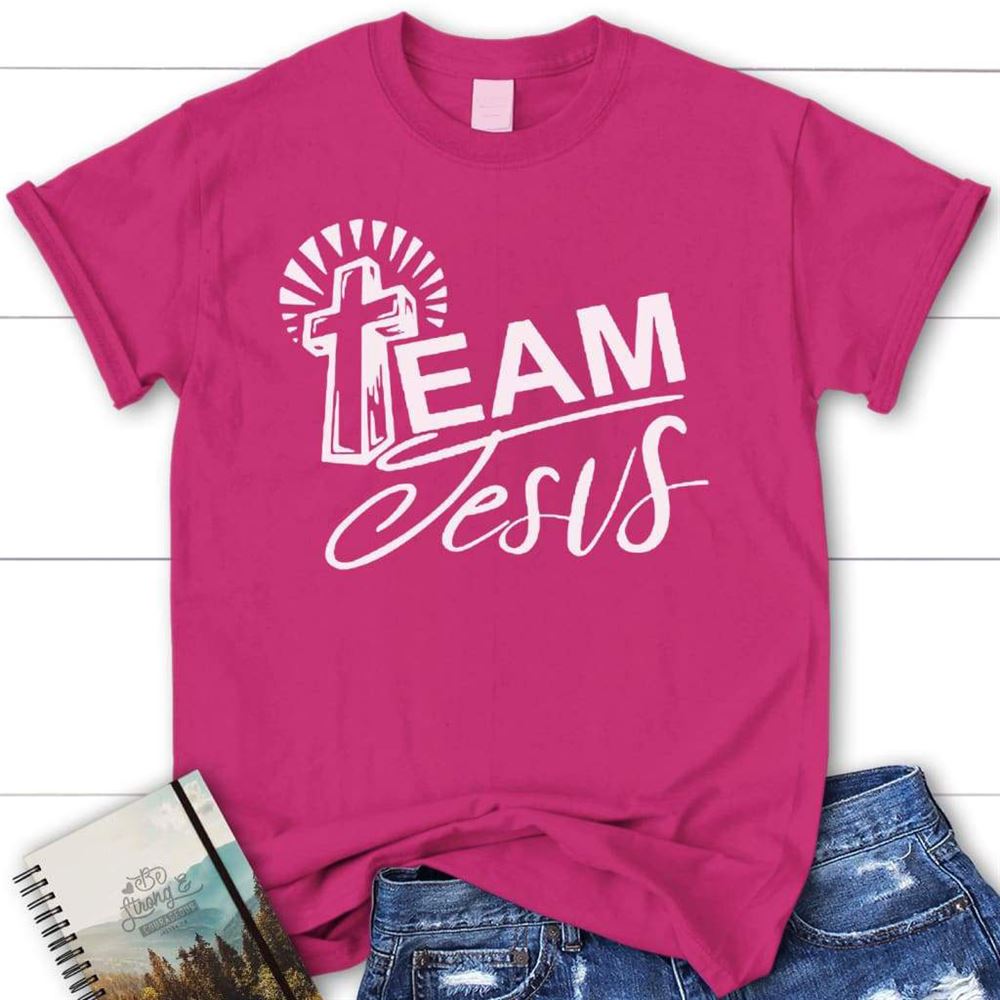 Team Jesus Womens Christian T Shirt Jesus Shirts, Blessed T Shirt, Bible T shirt, T shirt Women