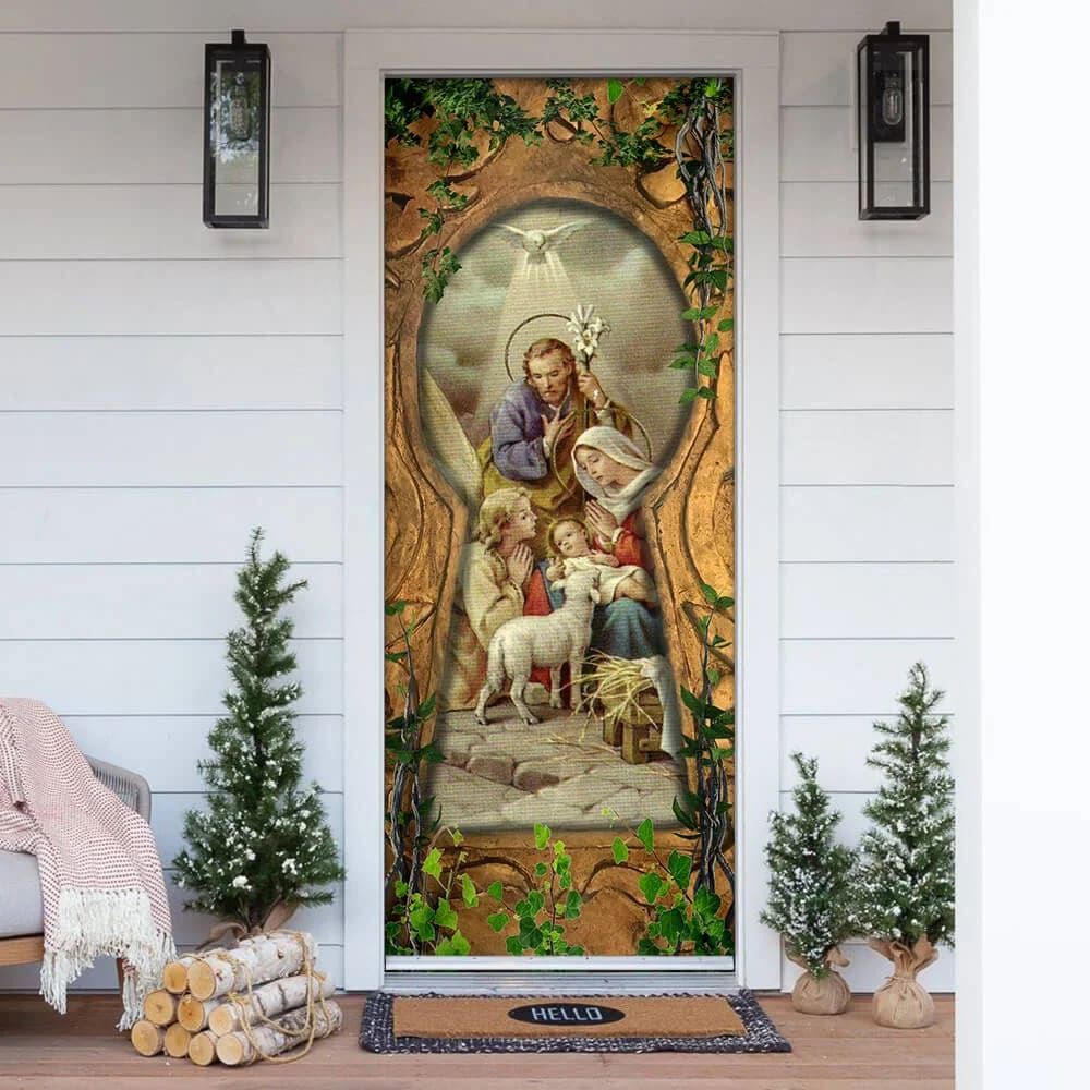 The Key To Happiness Jesus Door Cover, Christian Door Decor, Door Christian Church, Christian Door Plaques