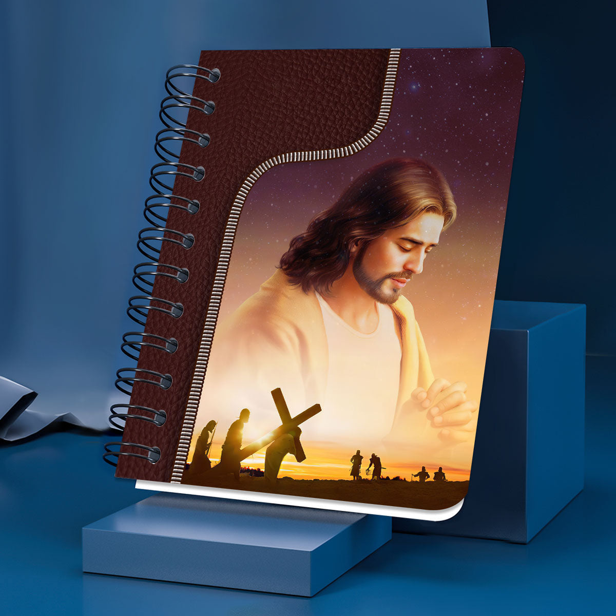 There Is One Mediator Between God And Men The Man Christ Jesus Personalized Spiral Journal, Christian Art Gifts Journal