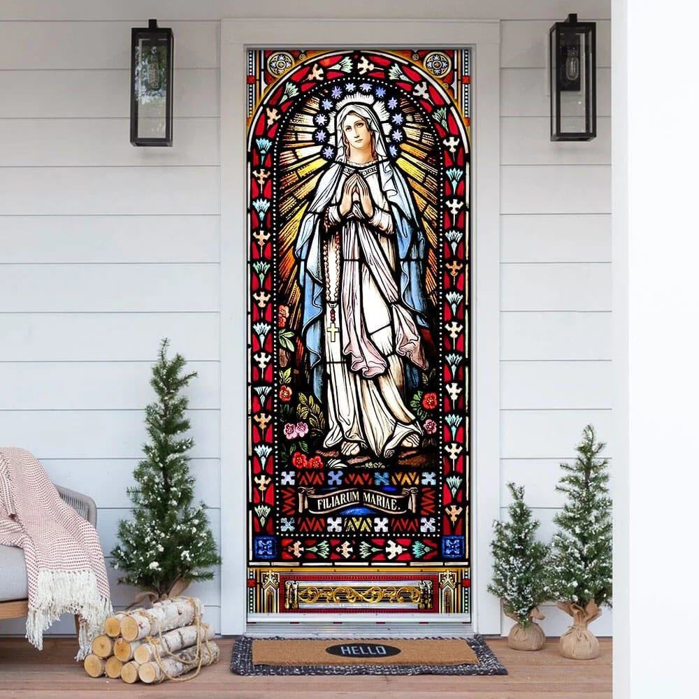 Virgin Mary Door Cover, Christian Door Decor, Door Christian Church, Christian Door Plaques