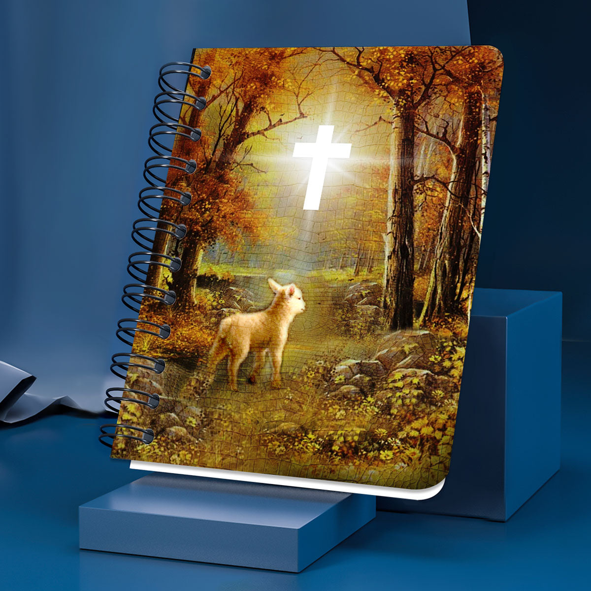 Your Word Is A Lamp To My Feet And A Light To My Path Personalized Spiral Journal, Christian Art Gifts Journal
