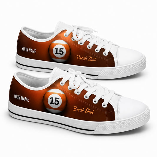 15 Ball Break Shot Retro Custom Low Top Shoes
