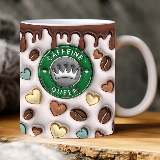3D Coffee Inflated Mug, 3D Coffee Mug, Cute 3D Inflated Mug, Birthday Gift, Christimas Gift