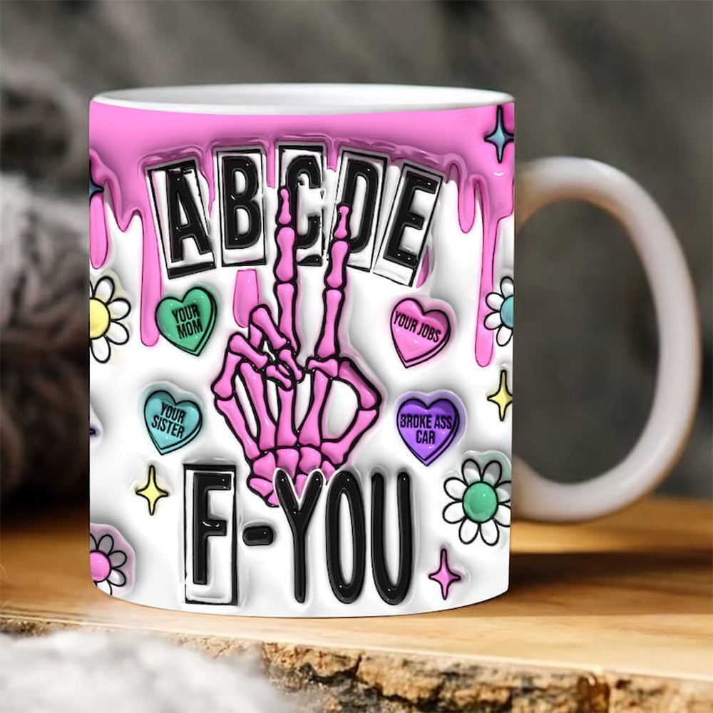 3D Inflated Sarcasm Mug, 3D Coffee Mug, Cute 3D Inflated Mug, Birthday Gift, Christimas Gift