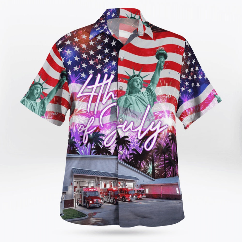 4Th Of July Hawaiian Shirts, 4Th Of July Waldens Ridge Emergency Service Hawaiian Shirt