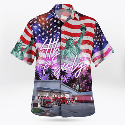 4Th Of July Hawaiian Shirts, 4Th Of July Waldens Ridge Emergency Service Hawaiian Shirt