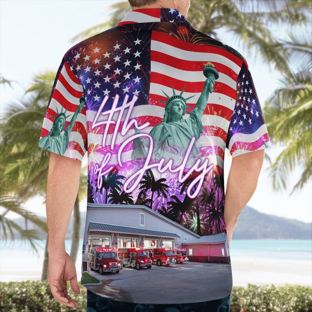 4Th Of July Hawaiian Shirts, 4Th Of July Waldens Ridge Emergency Service Hawaiian Shirt