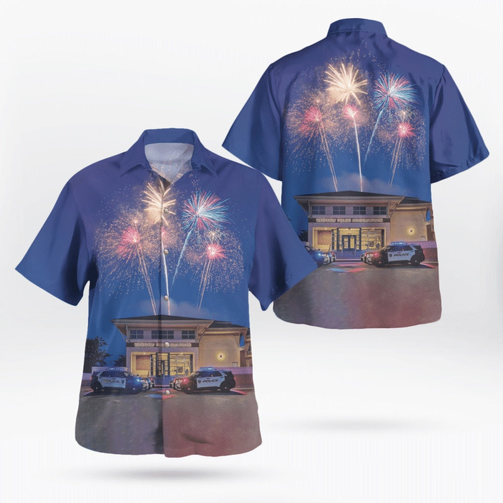 4Th Of July Hawaiian Shirts, 4Th Of July Westerly Police Department Hawaiian Shirt