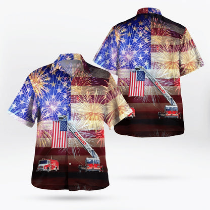 4Th Of July Hawaiian Shirts, Belfry Volunteer Fire Department Belfry, Kentucky 4Th Of July Hawaiian Shirts