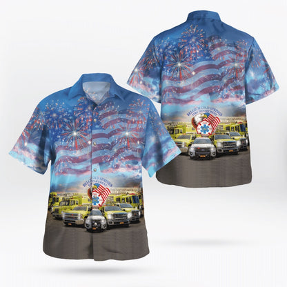 4Th Of July Hawaiian Shirts, Belgium Cold Springs Fire Department 4Th Of July Hawaiian Shirts