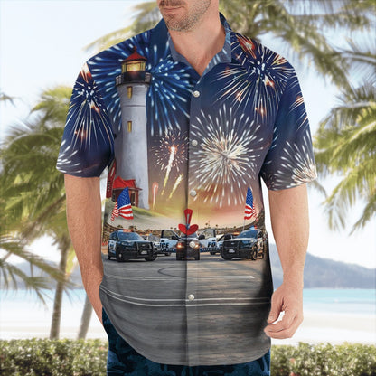 4Th Of July Hawaiian Shirts, Cathedral City, California, Cathedral City Police Hawaii Shirts