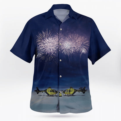 4Th Of July Hawaiian Shirts, Columbus, Nebraska, Midwest Medair Hawaii Shirts