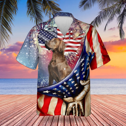 4Th Of July Hawaiian Shirts, Great Dane 4Th Of July Hawaiian Shirts USA Flag Fourth Of July Dog Graphic Tee Gifts