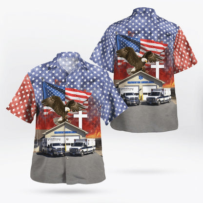 4Th Of July Hawaiian Shirts, Harwinton, Connecticut, Harwinton Ems Hawaii Shirts