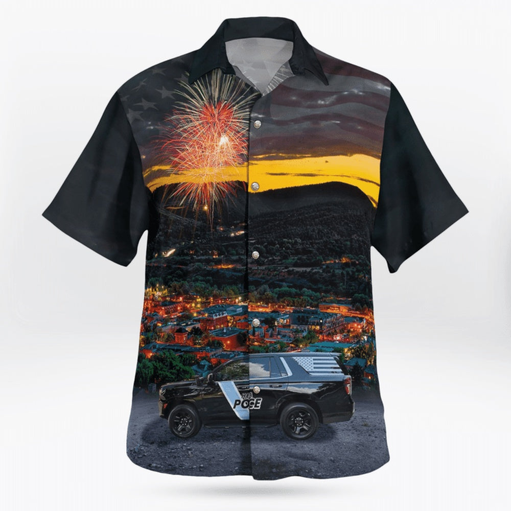 4Th Of July Hawaiian Shirts, Helena, Alabama, Helena Police Department Hawaii Shirts