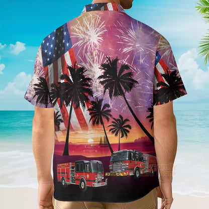 4Th Of July Hawaiian Shirts, Horry County Fire Rescue Station 46, South Carolina Hawaii Shirts