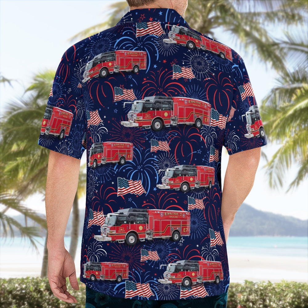 4Th Of July Hawaiian Shirts, Joplin, Missouri, Joplin Fire Department
