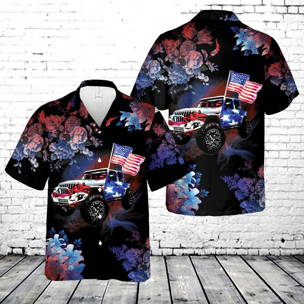 4Th Of July Hawaiian Shirts, Jp 4th July Hawaiian Shirt, Hawaiian Beach Shirts For Men Women