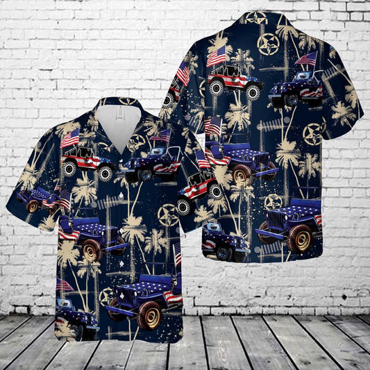 4Th Of July Hawaiian Shirts, Jp July 4th Hawaiian Shirt, Hawaiian Beach Shirts For Men Women