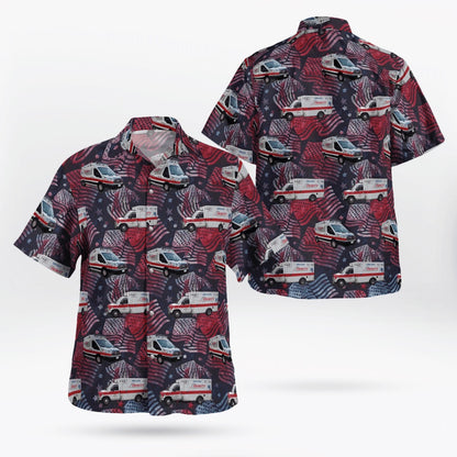 4Th Of July Hawaiian Shirts, Massachusetts, Trinity Ems Hawaii Shirts