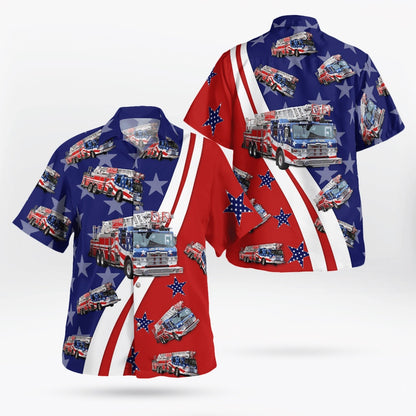4Th Of July Hawaiian Shirts, Napa Fire Department 4Th Of July Hawaiian Shirts