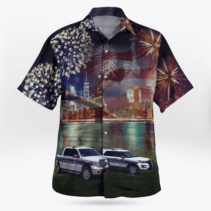 4Th Of July Hawaiian Shirts, New Shoreham Police Department, Rhode Island, 4Th Of July Hawaii Shirt