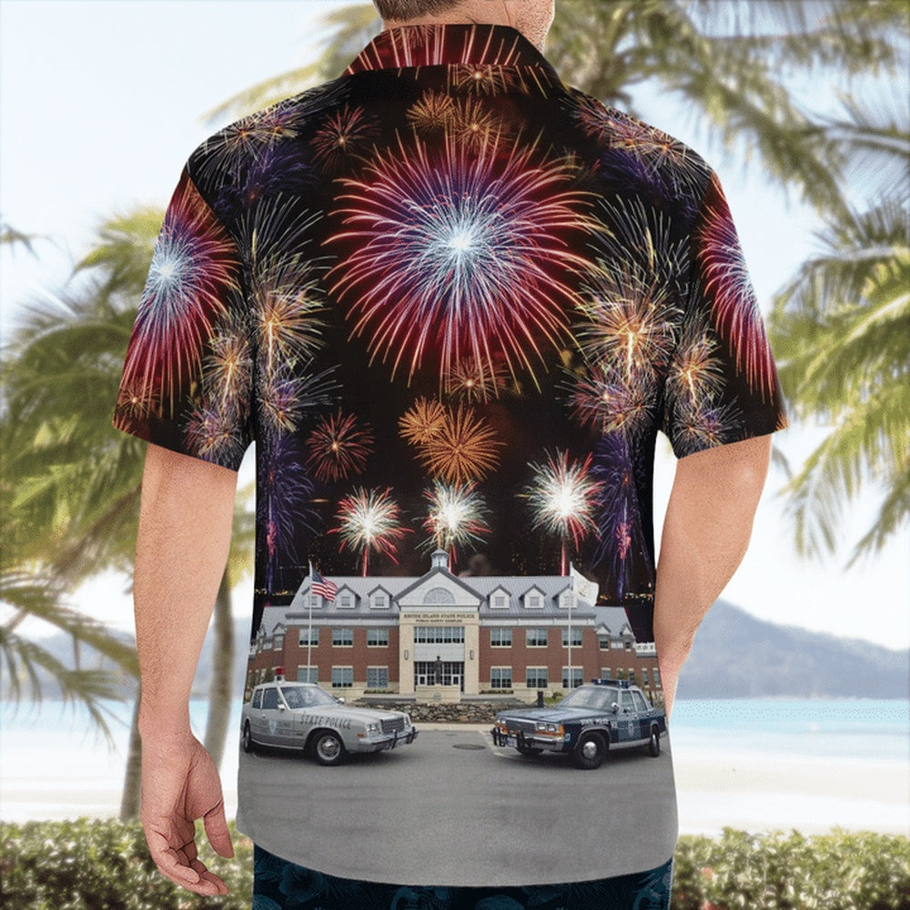 4Th Of July Hawaiian Shirts, Rhode Island State Police Hawaii Shirts