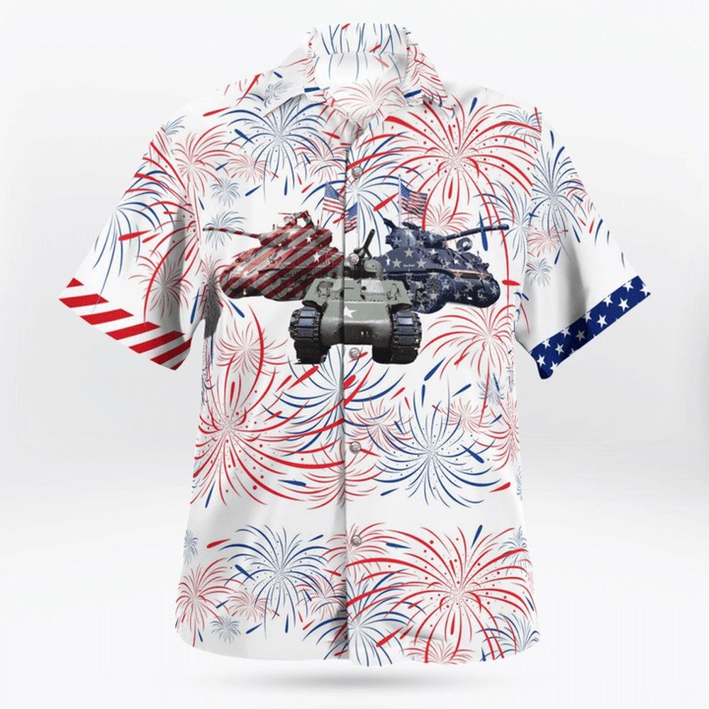 4Th Of July Hawaiian Shirts, Sherman 4Th Of July Hawaiian Shirts