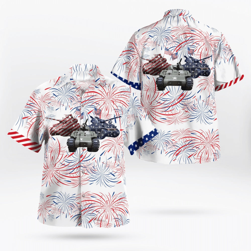 4Th Of July Hawaiian Shirts, Sherman 4Th Of July Hawaiian Shirts